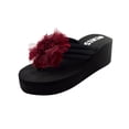 thumbnail image 2 of LSLJS Pantoufles pour Femmes, Femmes Dames Été Fleur Maison Compensées Chaussures de Plage Sandales Flip Flops Pantoufles, 2 of 9