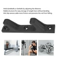 thumbnail image 3 of Weight Bar Storage Rack, Wide Application  Display 2Pcs Wall Mount Barbell Holder  for Home, 3 of 8