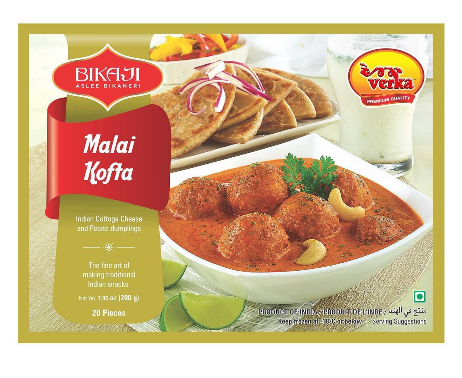 Bikaji Malai Kofta surgelé, 200 g