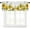 Sunflowers, variant on Kitchen Curtains Valances, Rod Pocket Valances for Windows, Small Window Treatment Valances for Window, Living Room,Bedroom, Bathroom, 54" W x 18" L, Camellia Flower