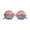 Pink and blue, variant on Pink and Blue Ombre Tinted Retro Sunglasses
