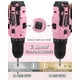 thumbnail image 5 of Juego de destornilladores inalámbricos WORKPRO de 12 V con cargador y bolsa, color rosa, 5 of 9