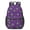 Alien Spacesuit Purple, variant on Alien Head Black Pattern 17" School Backpacks for Teens,Waterproof Oxford Fabric,S-Shape Padded Straps for School,Travel,Hiking,Camping