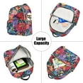 thumbnail image 5 of FORMRS Mini Backpack Purse for Women Travel Daypack Casual Shoulder Bag, Serene Floral Pattern, 5 of 7