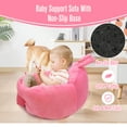 thumbnail image 3 of IFOYO Baby Sofa, Sit Me up Support Sitting Chair, Cute Animal Learning to Sit Cushion Seats, Pink Rabbit, 3 of 7