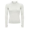 thumbnail image 7 of Gfyviroh Womens Yoga Workout Tops Crew Neck Solid Breathable T-shirts Stretch Long Sleeve Fitness Tee Tops, 7 of 7