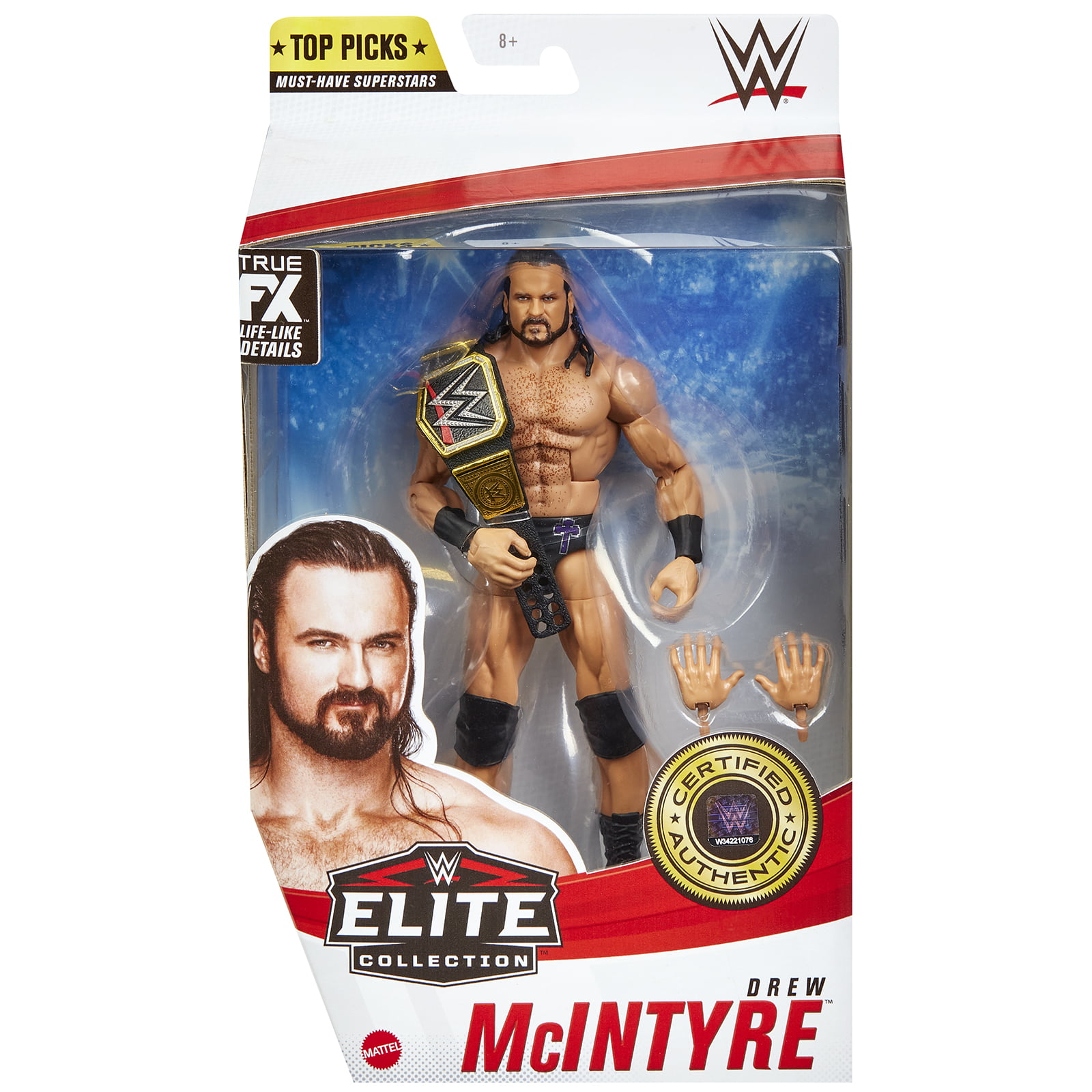 WWE Drew McIntyre Elite Figure Mattel Top Picks 2021 Claymore 2020 Z6 for sale online 