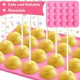 thumbnail image 4 of GZMAISULEE Cake Pop Molds Kit 610PCS Lollipop Cake Pop Maker Set with Cake Pop Stand, Cake Pop Sticks and Wrappers, Decorating Pen, 4 Piping Tips, Measuring Cup, 4 of 8