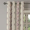 thumbnail image 2 of Ambesonne Floral Grommet Curtain, Medieval, 50" x 96", Eggshell Dried Rose, 2 of 6