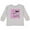 AC-Heather Grey, variant on Inktastic 100 Days of School Stars in Pink Boys or Girls Long Sleeve Toddler T-Shirt