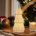 thumbnail image 5 of Eliaeconx Christmas Tree Desktop Decoration, Luminous Ceramic Ornament for Home Tabletop Holiday Decor, 5 of 7