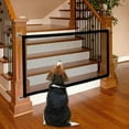 thumbnail image 3 of Foldable Mesh Pet Gate - Portable Safety Barrier for Dogs, Cats, Kids | Lightweight, Breathable for Indoor, Outdoor & Stairs, 3 of 8