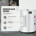 thumbnail image 4 of KFFKFF Powered Water Warmer, 10 Gallon Capacity Instantaneous Water Warming Unit, 1.6Kw Heat Device w/ Digital Screen, IPX4 Water-Resistant Lateral Connection On-Demand Warmers, 4 of 9