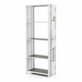 thumbnail image 2 of Furniture of America Mandom Modern Metal 4-Shelf Bookcase in Sand White, 2 of 8