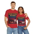 thumbnail image 3 of Home Is Where We Park It RV Trailer Heavy Cotton T-Shirt, 3 of 4