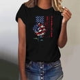 thumbnail image 1 of Mareep Blouse pour Femmes P-3TG Longueur Épaule T-shirt à Manches Courtes pour Femmes à Col Rond à la Mode avec Lettres Imprimées, 1 of 4