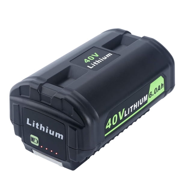 Batería de repuesto Biswaye 40V 6Ah de litio para Ryobi 40V