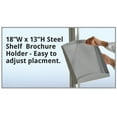 thumbnail image 2 of Sky Tower Display Kit with 22"W x 28"H Snap Frame and Steel Brochure Shelf, 2 of 6