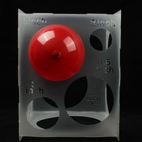 Raindrops 2 Pcs Plastic Balloon Sizer Box Accurate Measurement Tool for Balloon Artists