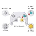 thumbnail image 2 of Wired Gamecube Controller for Nintendo Wii - Ergonomic Design, 2 of 5