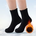 thumbnail image 3 of Outfmvch Fuzzy Socks for Women Warm Socks Pack of Socks for Women Socks for Men Slipper Socks Compression Socks Black One Size, 3 of 3