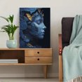 thumbnail image 5 of Blue Cracked Face Butterfly Canvas Print, Ideal for Living Room, Bedroom, Office, Hallway, Study Decor, 5 of 8
