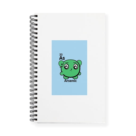 CafePress - Cute Element Arsenic As - Spiral Bound Journal Notebook, Personal Diary Dot Grid