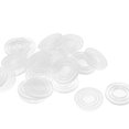 thumbnail image 3 of Uxcell 30pcs 24x3mm Almohadilla de plástico transparente antideslizante para mesa de vidrio, 3 of 5
