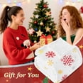 thumbnail image 5 of Christmas Throw Blanket, Fuzzy Fluffy Soft Cozy Blanket, Fleece Flannel Plush Microfiber Blanket for Couch Bed Sofa (50" X 60",White Snowflake), 5 of 7