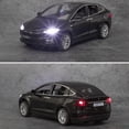 thumbnail image 4 of Vehículos de juguete fundidos a presión Tesla Model X a escala 1:32 con luces para niños, 4 of 5