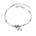 thumbnail image 1 of Boho Dance Turtle Seashell Conch Pendant Layer Beach Anklets For Women Ring Beads Pendant Foot Chains Beach Anklets Solar System Bracelet of The Rings Book Set Initial Bracelet Individual Name, 1 of 4