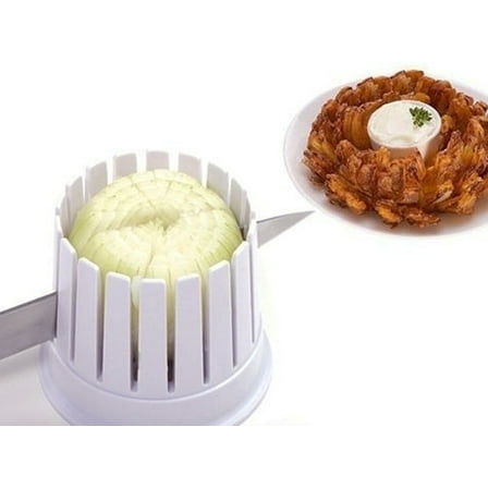 TV Time Direct Onion Blossom Maker Slicer – No Corer, Fruit & Vegetable Cutter Tool
