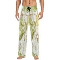 thumbnail image 2 of Lemon with Flowers Men's Pajama Pants Lightweight Sleepwear Bottom Lounge Pants, 2 of 6