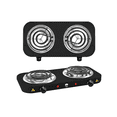 thumbnail image 5 of Parrilla Eléctrica 2 Quemadores Acero Inoxidable 2000w Color Negro, 5 of 5