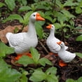 thumbnail image 3 of Set de estatuas de resina Goose Family para decoración de jardín, 167 g, 3 of 3