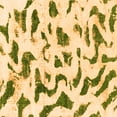 thumbnail image 1 of Ahgly Company Indoor Square Abstract Orange Modern Area Rugs, 7' Square, 1 of 4