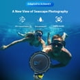 thumbnail image 2 of Bigcan Dome Port for DJI Osmo Action 5 Pro/4/3, 30M Waterproof Diving Dome Lens with 95% Light Transmission, Semi-Hemispherical Split Waterline for Underwater Photography, 2 of 10