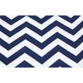thumbnail image 1 of 1 Pc, Chevron 90"X90" Square Satin Table Overlay - Navy Blue For Wedding, Baby Shower, Birthday Celebrations, 1 of 1