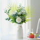 thumbnail image 3 of 10 piezas de flores artificiales de crisantemo azul de 40 x 30 mm, adornos de flores, ramo de bolas para bodas, fiestas, decoración del hogar y la oficina., 3 of 3