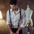 thumbnail image 4 of Bretelles Élastiques en Forme de Y pour Hommes - Sangles Réglables, Style Clip, Usage Intensif, pour Smoking, Jeans, Événements Formels et Décontractés, 4 of 6