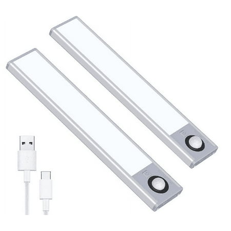 

Yutnsbel Human Body Sensing Light Rechargeable Three Color Dimming Light With Wine Cabinet Wardrobe Light Strip Ultra Thin Intelligent Night Light