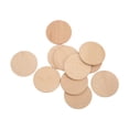 thumbnail image 1 of Round Wood Cutouts, Durable Sturdy Wide Application Round Wood Chip  For Gift Decorations For DIY Making, 1 of 8