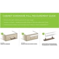 thumbnail image 3 of Liberty Hardware P00128C-110-C Tiroir Moderne en Acier Inoxydable, 3 of 4