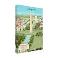 thumbnail image 2 of Carla Daly 'View from Above Washington DC' Canvas Art, 2 of 3