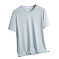 thumbnail image 1 of pstuiky camisetas para hombre, Camiseta de verano fina, transpirable y holgada de media manga para hombre camisas casuales para hombre xxxxl, 1 of 7