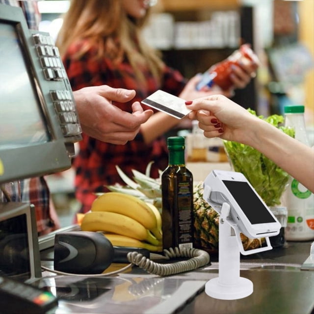 Universal Pos Máquina Escritorio Soporte Giratorio POS Cajeros Titular Estante Soporte de Exhibición para Supermercado Restaurante
