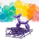 thumbnail image 5 of 50x de látex de torsión larga para modelar, decoraciones de animales DIY, engrosamiento para trucos de magia, fiestas infantiles, carnavales, Púrpura perfecl Globos largos retorcidos, 5 of 7