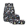 thumbnail image 1 of Mochila escolar para niñas, mochila Oxford con diseño floral para mujer, mochila informal para exteriores, mochila escolar para adolescentes, 1 of 5