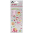 thumbnail image 2 of Paper House STP66E Hello Baby Puffy Stickers - Pink Girl, 3 x 6.35 in., 2 of 2