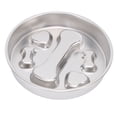 thumbnail image 3 of Alimentador Lento Tazón De Acero Inoxidable Anti Asfixia Lento Comer Tazón Antideslizante Inferior Para Gatos Y Perros Con Messless Diseño, 3 of 7